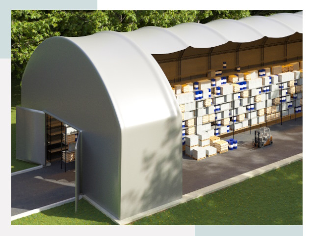 Тентовые ангары в Воркуте