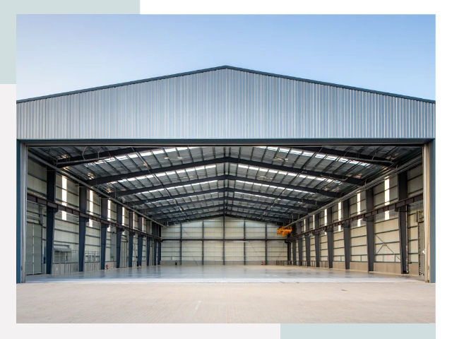 Большие ангары в Воркуте