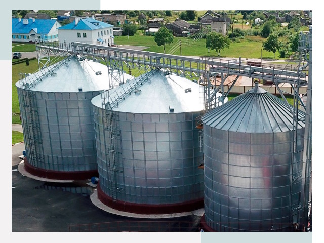 Металлические силосы в Воркуте