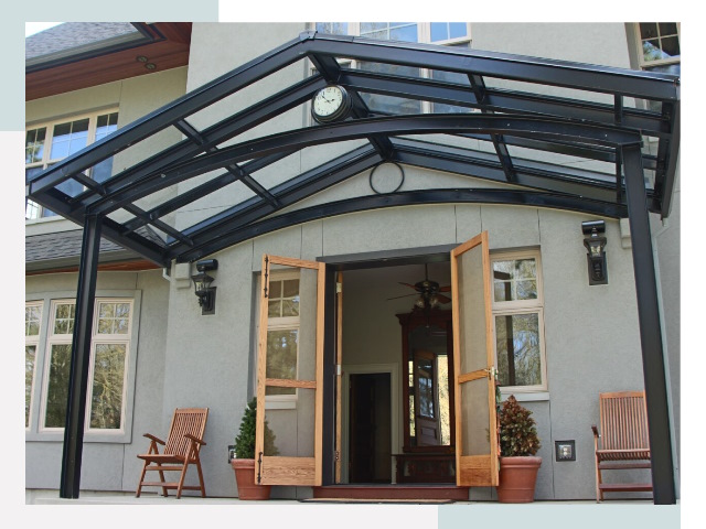 Козырьки металлические в Воркуте