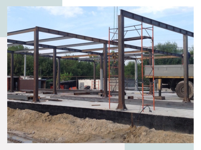 Фундамент для ангаров в Воркуте