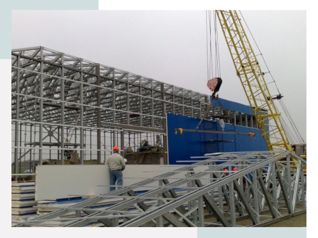 Монтаж ангаров в Воркуте