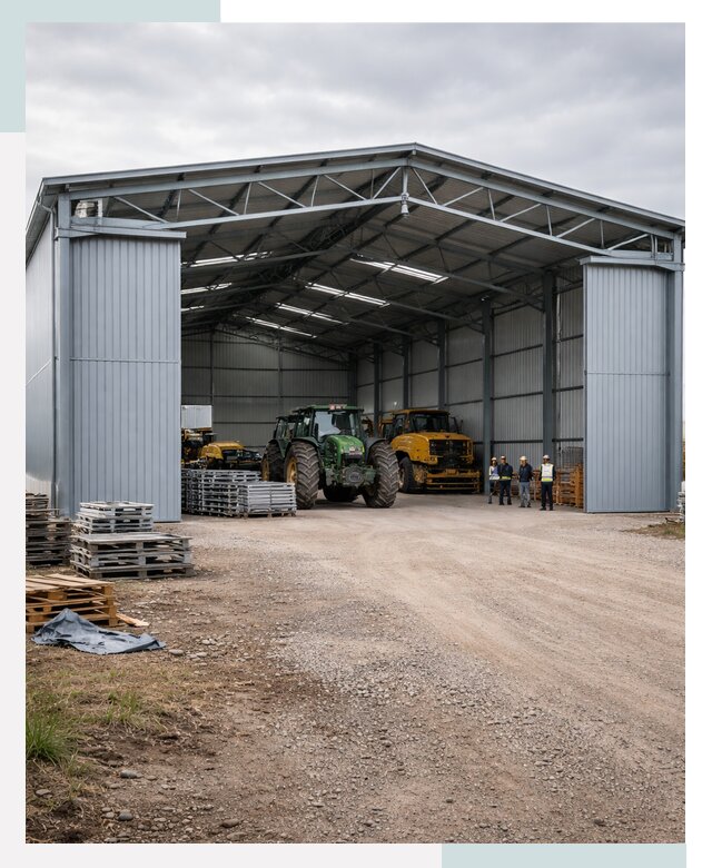 Ангары для сельхозтехники в Воркуте от 20562 р. | СтальСтрой-Врк