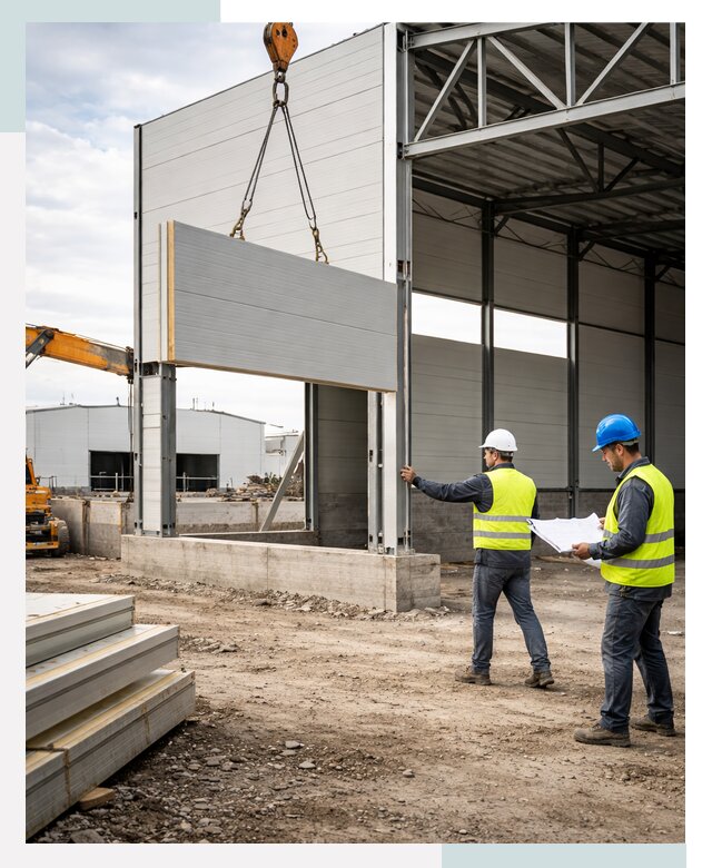 Склад из сэндвич панелей под ключ в Воркуте от 9767 р. | СтальСтрой-Врк