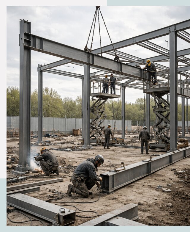 Строительство выставочных павильонов из металлоконструкций в Воркуте