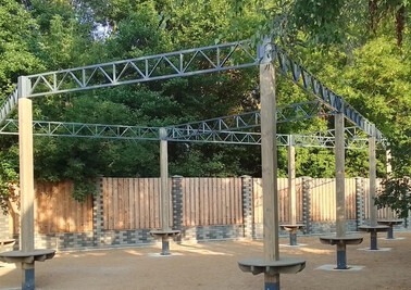 Терраса из металлоконструкций под ключ, проектирование, изготовление и монтаж от СтальСтрой-Врк